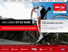 Tablet Screenshot of bike-run.at